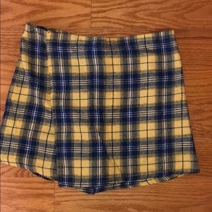 LF plaid skort